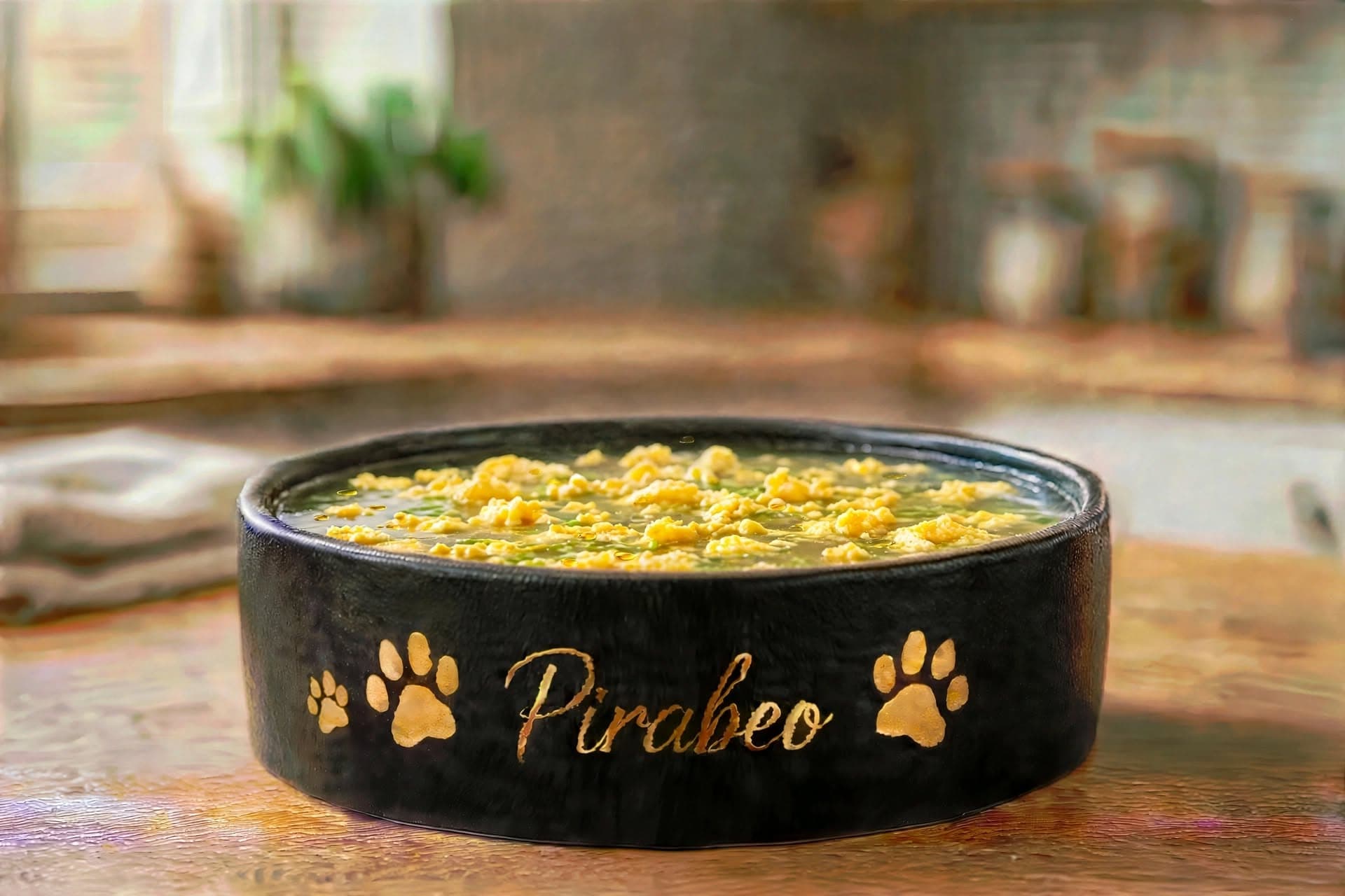 Egg & Veggie Soup, freshly prepared pet meal